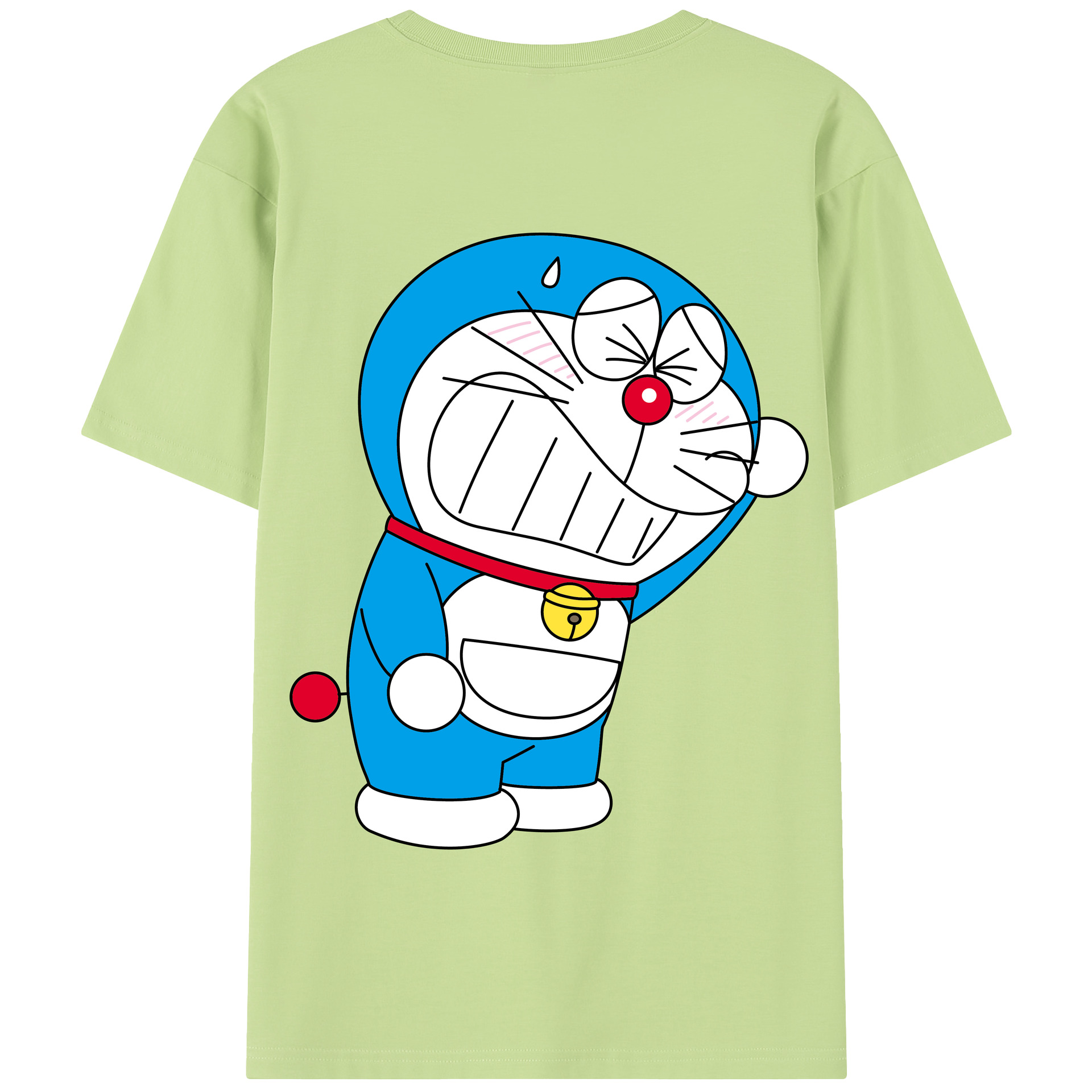 （画像用） ドラえもん Doraemon 綿100％半袖Tシャツ（背面プリント）